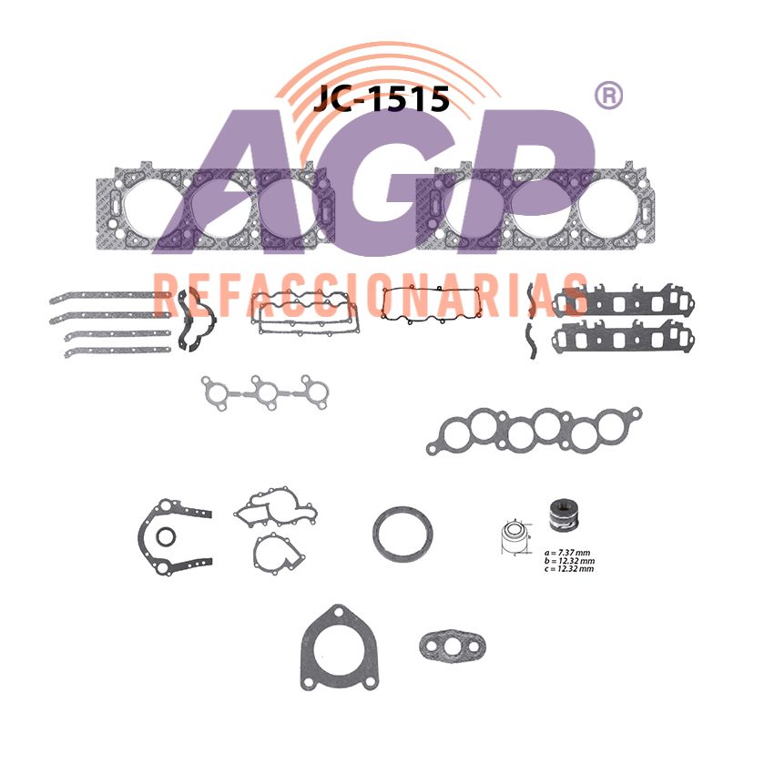EMPAQUE JUEGO COMPLETO FORD GHIA V6 3.0 183 86-91