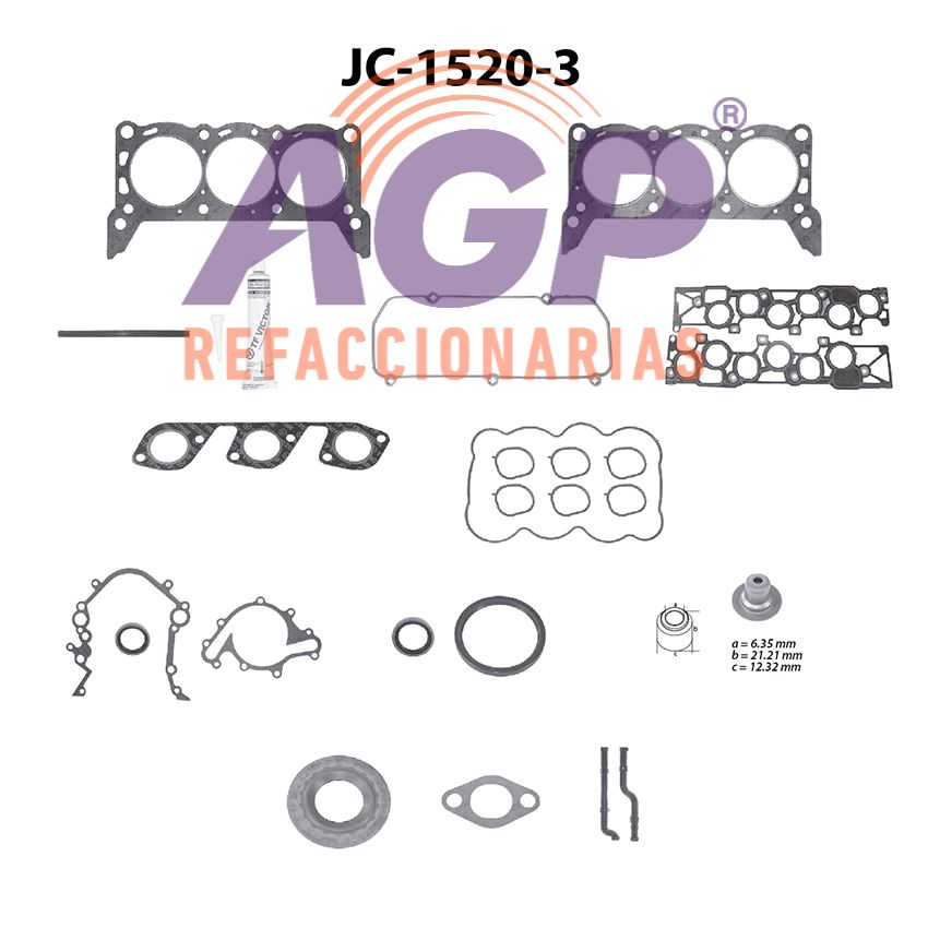 FULLSET FORD WINDSTAR V6 3.8 99-00 (TFV-JC1520-3)