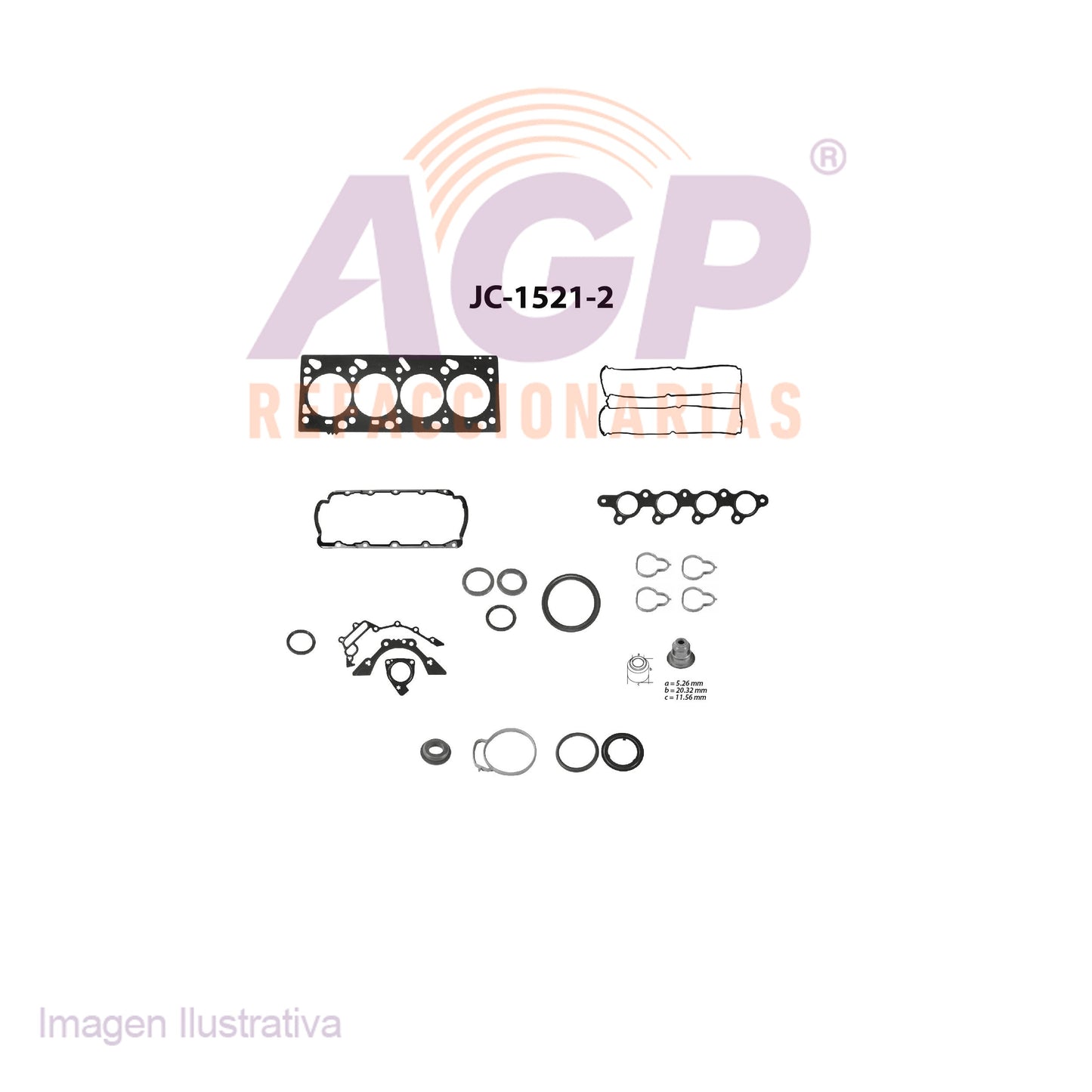 EMPAQUE JUEGO COMPLETO FORD FOCUS  ESCAPE  MAZDA TRIBUTE L4 2.0 16V DOHC (00-04)