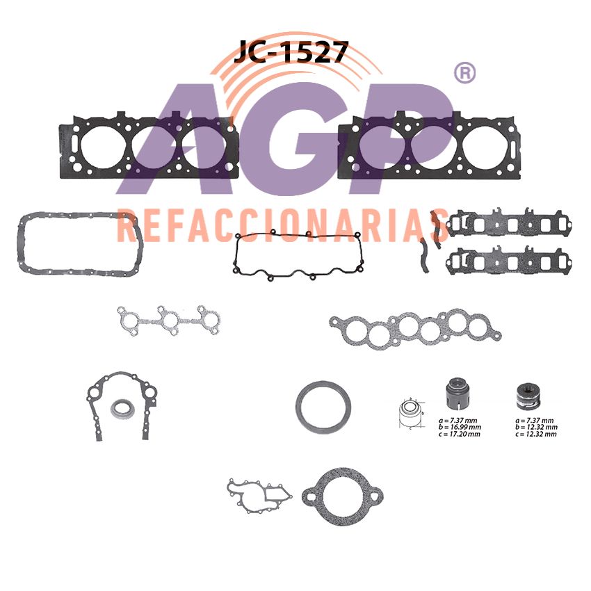 EMPAQUE JUEGO COMPLETO FORD RANGER V6 3.0 96-01