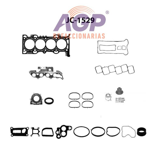 EMPAQUE JUEGO COMPLETO FORD L4 2.5 16V DOHC