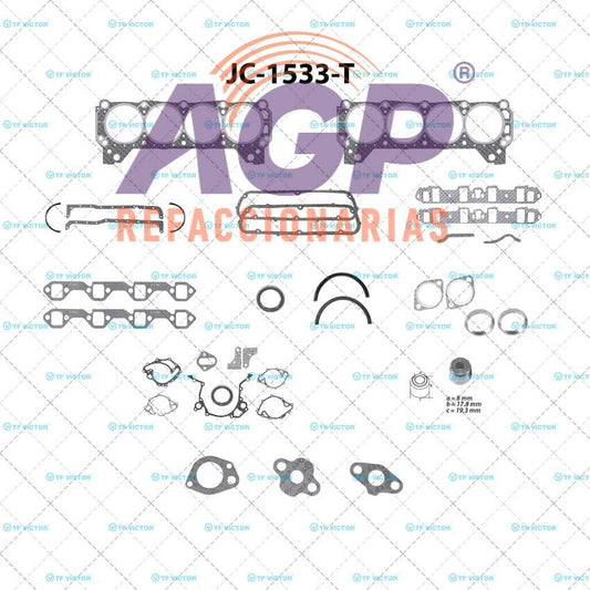 EMPAQUE JUEGO COMPLETO FORD PK-UP F150