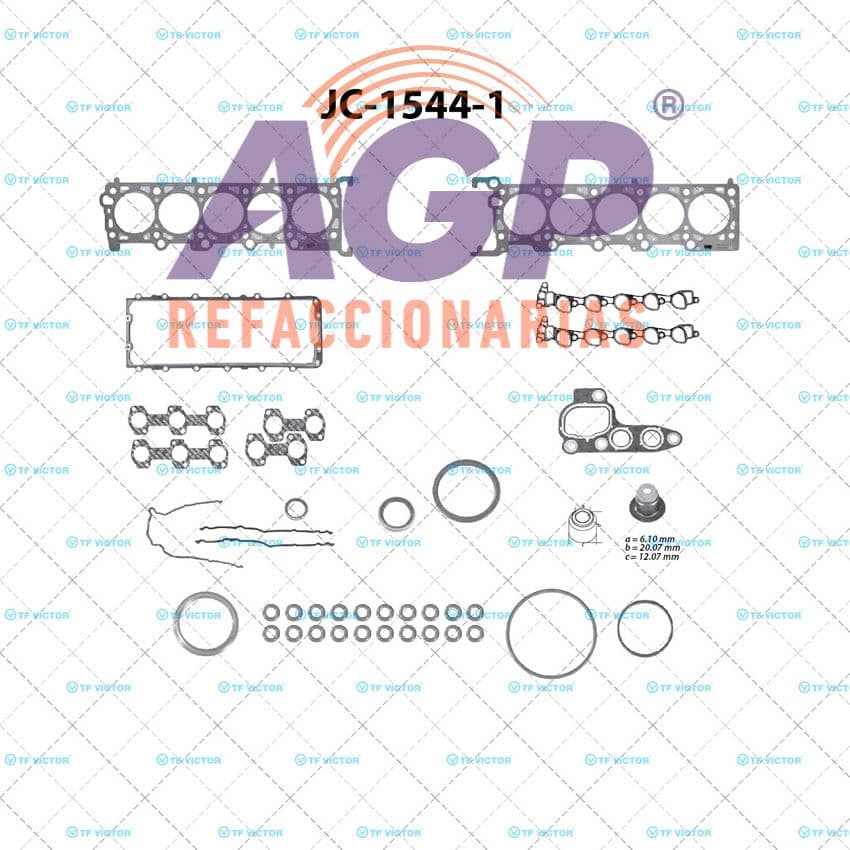 EMPAQUE JUEGO COMPLETO FORD TRITON V10 6.8 415 00-03 SUPER DUTY F450   F550 - ECONOLINE VAN   WAGON MULTIPLE ADMISION PUERTOS GRANDES