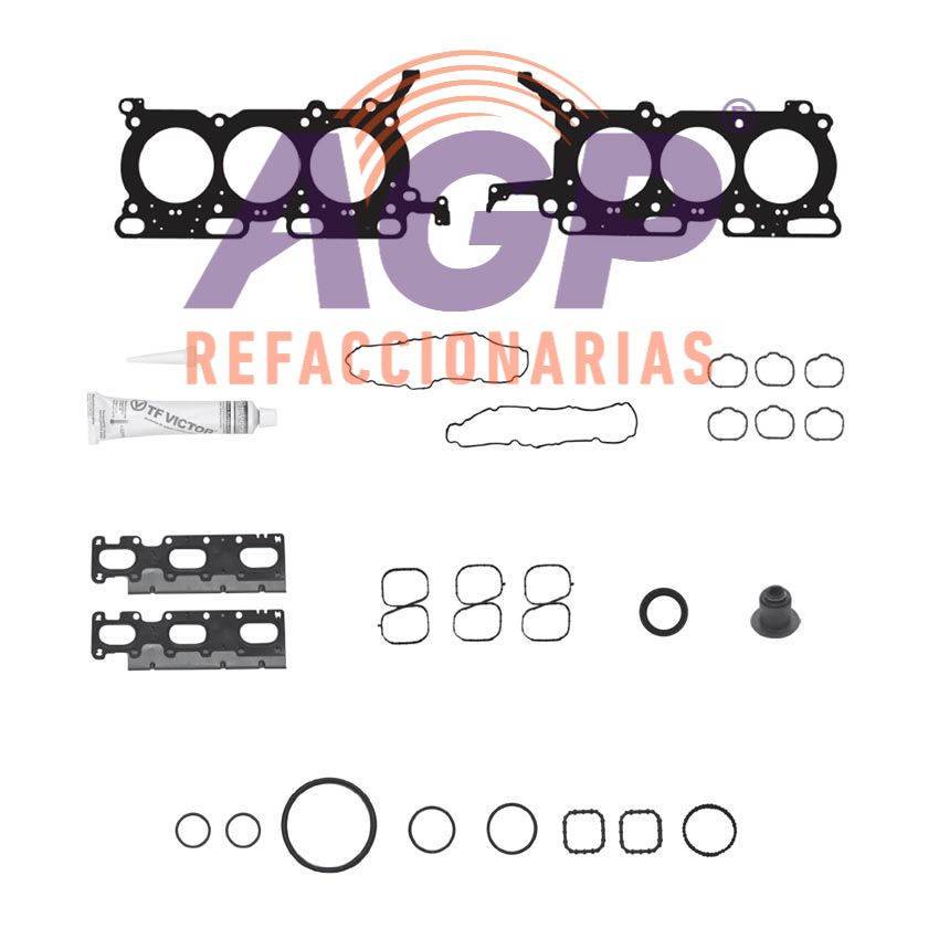 EMPAQUE JUEGO COMPLETO FORD EDGE V6 3.5 24V DOHC 07-13 - FLEX V6 3.5 24V DOHC 09-10 - FUSION SPORT V6 3.5 24V DOHC 10 - TAURUS V6 3.5 24V DOHC 08-10 - LINCOLN MKX