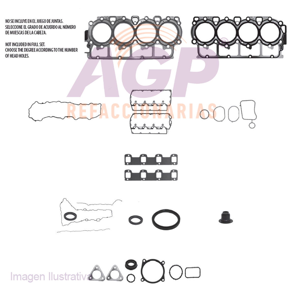 EMPAQUE JUEGO COMPLETO FORD F-250
