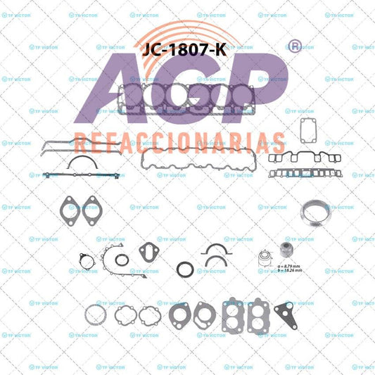 FULLSET JEEP RAMBLER WAGONER L6 4.2 232 258 69-87