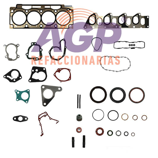 EMPAQUE JUEGO COMPLETO RENAULT TRAFIC L4 1.9 8V TURBO DIESEL 12-14 - TRAFIC LA 2.0 16V DOHC 07-14.