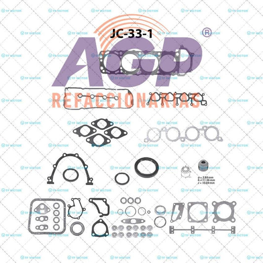 FULLSET NISSAN ALTIMA L4 2.4 KA24DE 99-01 (TFV-JC33-1)