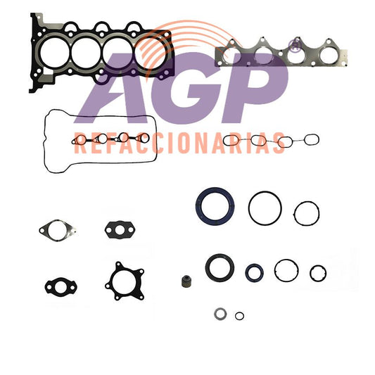 EMPAQUE JUEGO COMPLETO HYUNDAI ACCENT L4 1.6 DOHC 16V CVVT 12-20 - ATTITUDE L4 1.6 DOHC 16V CVVT 12-20 - KIA RIO L4 1.6 DOHC 15-20 - SOUL L4 1.6 DOHC 15-20.