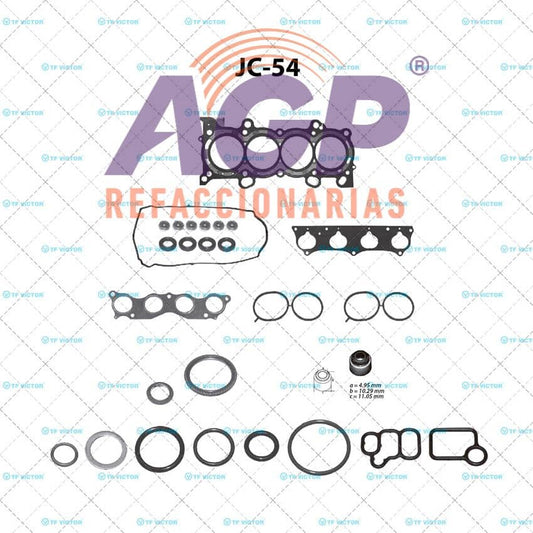 EMPAQUE JUEGO COMPLETO HONDA CRV L4 2.4 K24A1 02-06