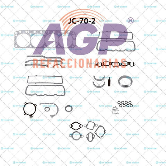 FULLSET OPEL RECORD 2500 L4 153 69-72 2DA. SERIE (TFV-JC70-2)