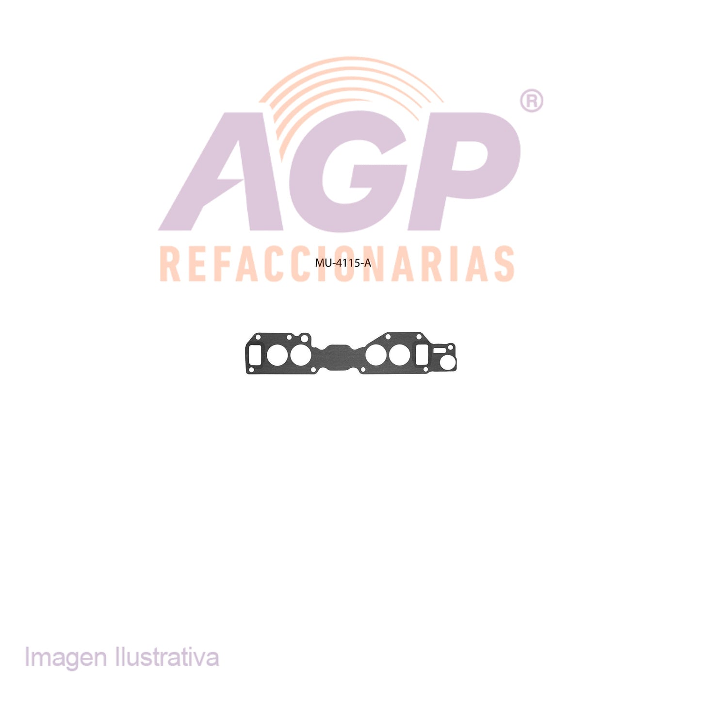 EMPAQUE DE MULTIPLE ADM. HYUNDAI SONATA L4 2.4L 89-91 - MITSUB. GALANT L4 2.4L 85-87 - VAN L4 2.4L 87-88