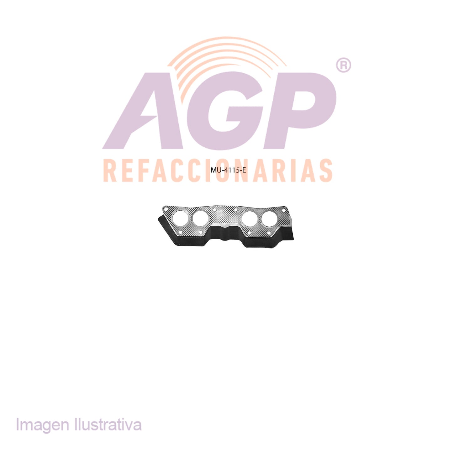 EMPAQUE DE MULTIPLE ESC.HYUNDAI MITSUBISHI H100 L4 2.4 03-07 - DODGE 2000 GTX L4 2.0L 89-90 - COLT L4 2.0L 84-91 - RAM 50 L4 2.0L 83-89   L4 2.4L 90-93 - HYUNDAI SONATA L4 2.4L 89-91 - MITSUB. CORDIA