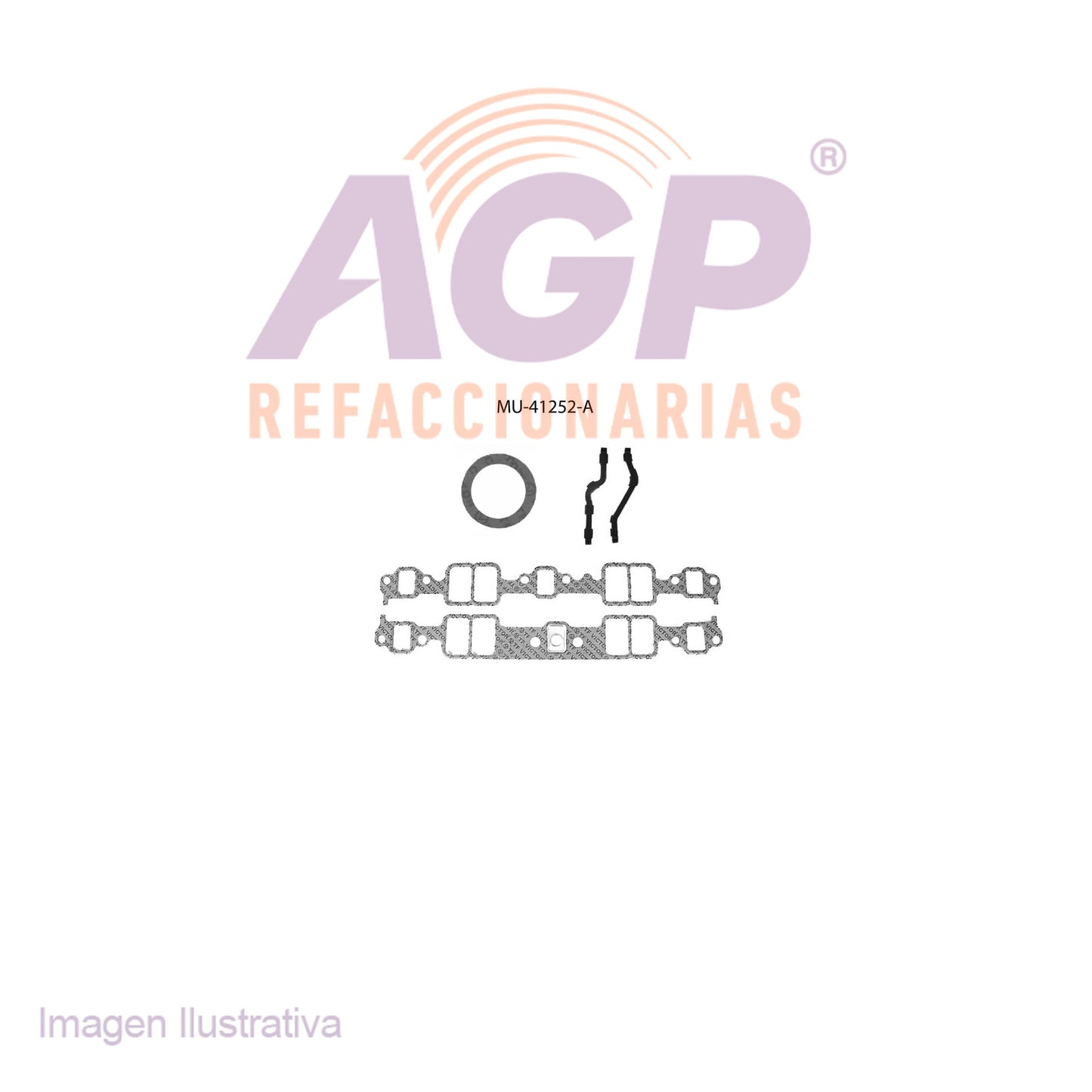 EMPAQUE DE MULTIPLE ADM. BUICK CENTURY V8 5.0L 77-81   V8 5.7L 77-79 - BLAZER V8 5.0L 69-73   V8 5.7L 69-74 - CAMARO V8 5.0L 69-73   V8 5.7L 69-71 - CAPRICE V8 5.0L 77-86   V8 5.7L 69-80. BLOCK PEQUE