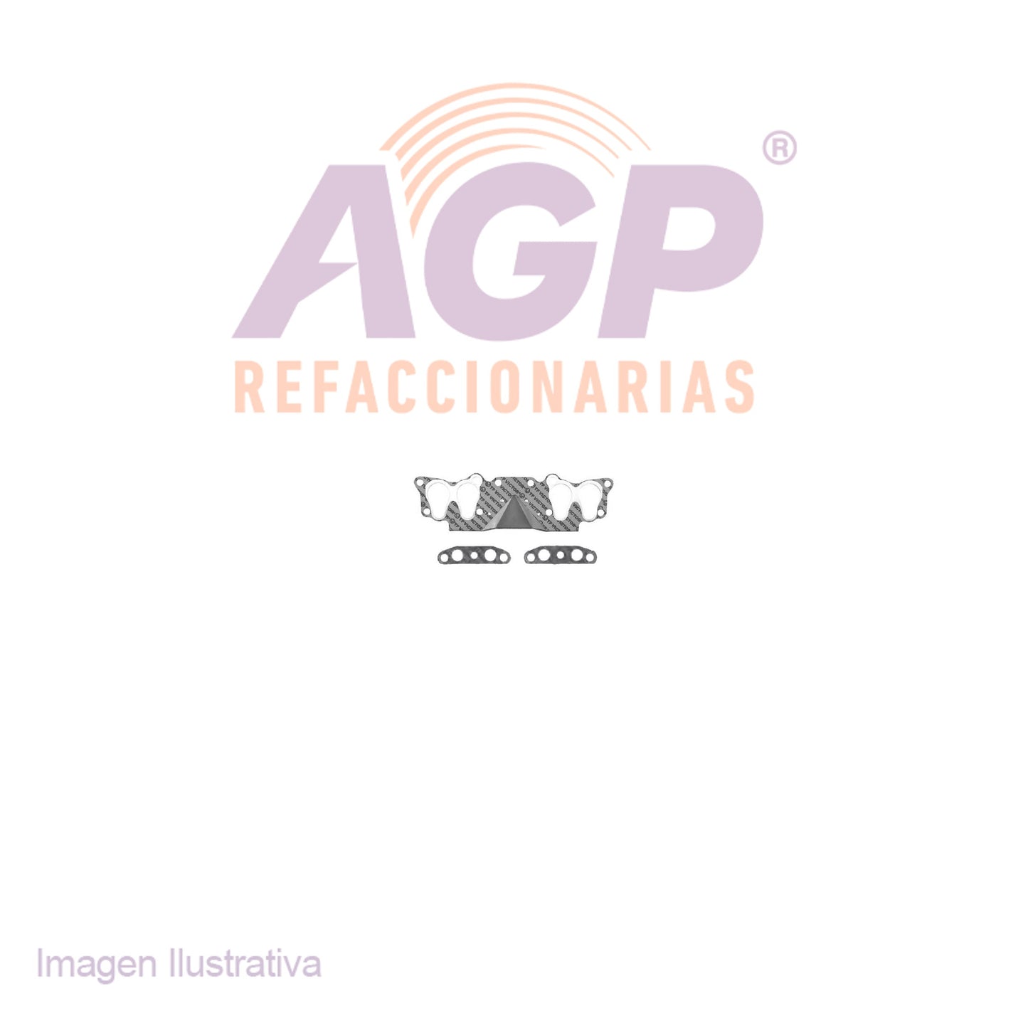 EMPAQUE DE MULTIPLE ESC. TOYOTA L4 2.4L SOHC 22R
