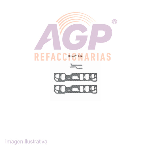 EMPAQUE DE MULTIPLE ADM. FORD LTD V6 3.8L 84-86 - MUSTANG V6 3.8L 84-86 - THUNDERBIRD V6 3.8L 84-87 - CAPRI V6 3.8L 86-84 - COUGAR V6 3.8L 84-87 - MARQUIS V6 3.8L 84-86
