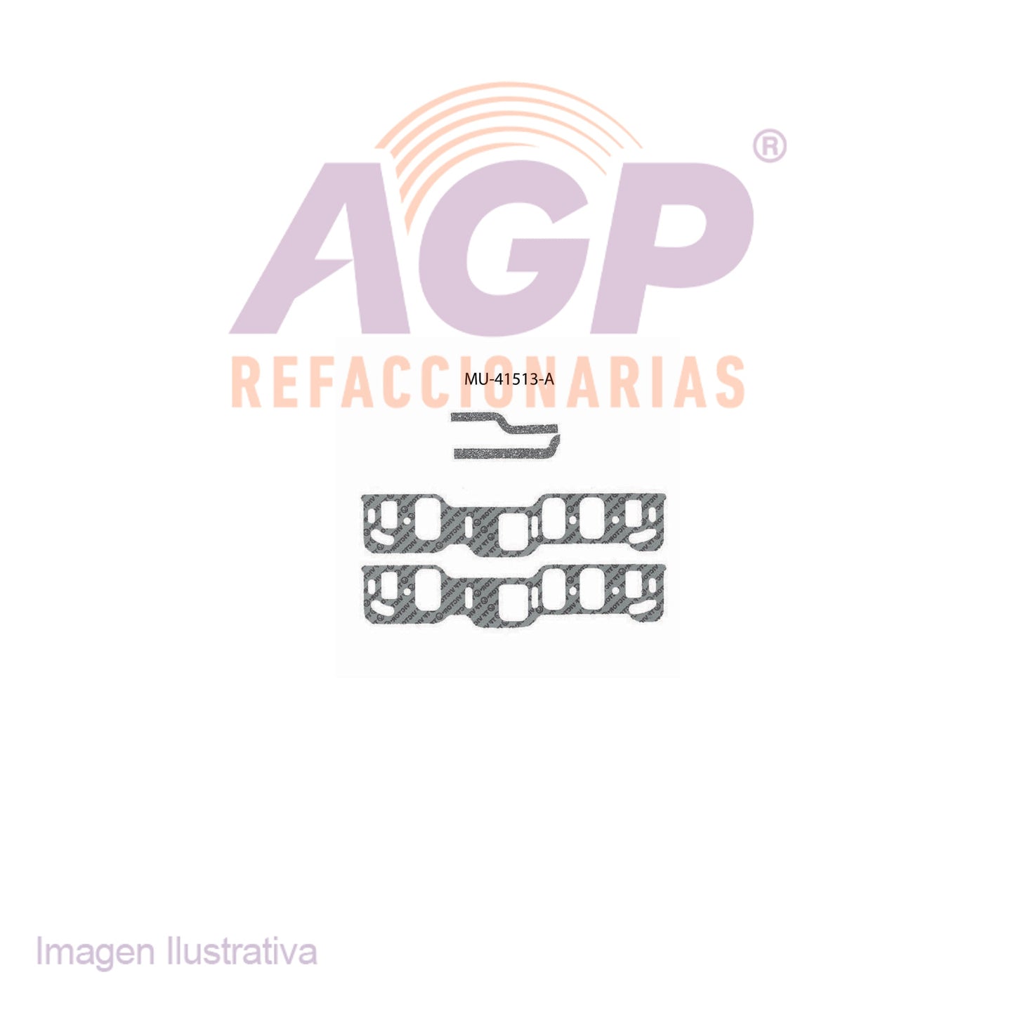 EMPAQUE DE MULTIPLE ADM. FORD CAPRI V6 3.8L 1983 - COUGAR V6 3.8L 82-83 - MARQUIS V6 3.8L 1983 - F-100 V6 3.8L 82-83 - GRANADA V6 3.8L 1982 - LTD V6 3.8L 1983 - MUSTANG V6 3.8L 1983 - THUNDERBIRD V6