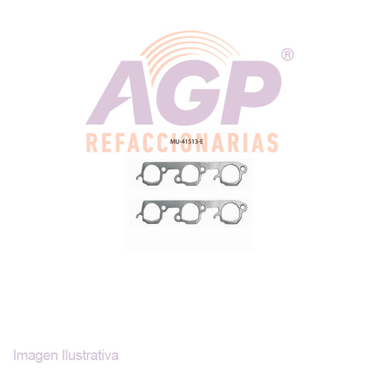 EMPAQUE DE MULTIPLE ESC. FORD CAPRI V6 3.8L 1983 - COUGAR V6 3.8L 82-83 - MARQUIS V6 3.8L 1983 - F-100 V6 3.8L 82-83 - GRANADA V6 3.8L 1982 - LTD V6 3.8L 1983 - MUSTANG V6 3.8L 1983 - THUNDERBIRD V6