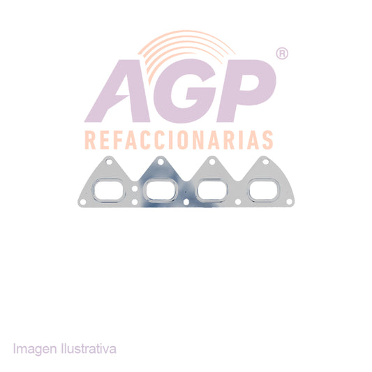 EMPAQUE DE MULTIPLE ESC. NISSAN APRIO 1.6 16V DOHC 08-10 - PLATINA 1.6 16V DOHC 02-10 - RENAULT CLIO 1.6 16V DOHC 01-10 - KANGOO L4 1.6 K4M 04-10 - STEPWAY SANDERO 1.6 16V DOHC 11-17