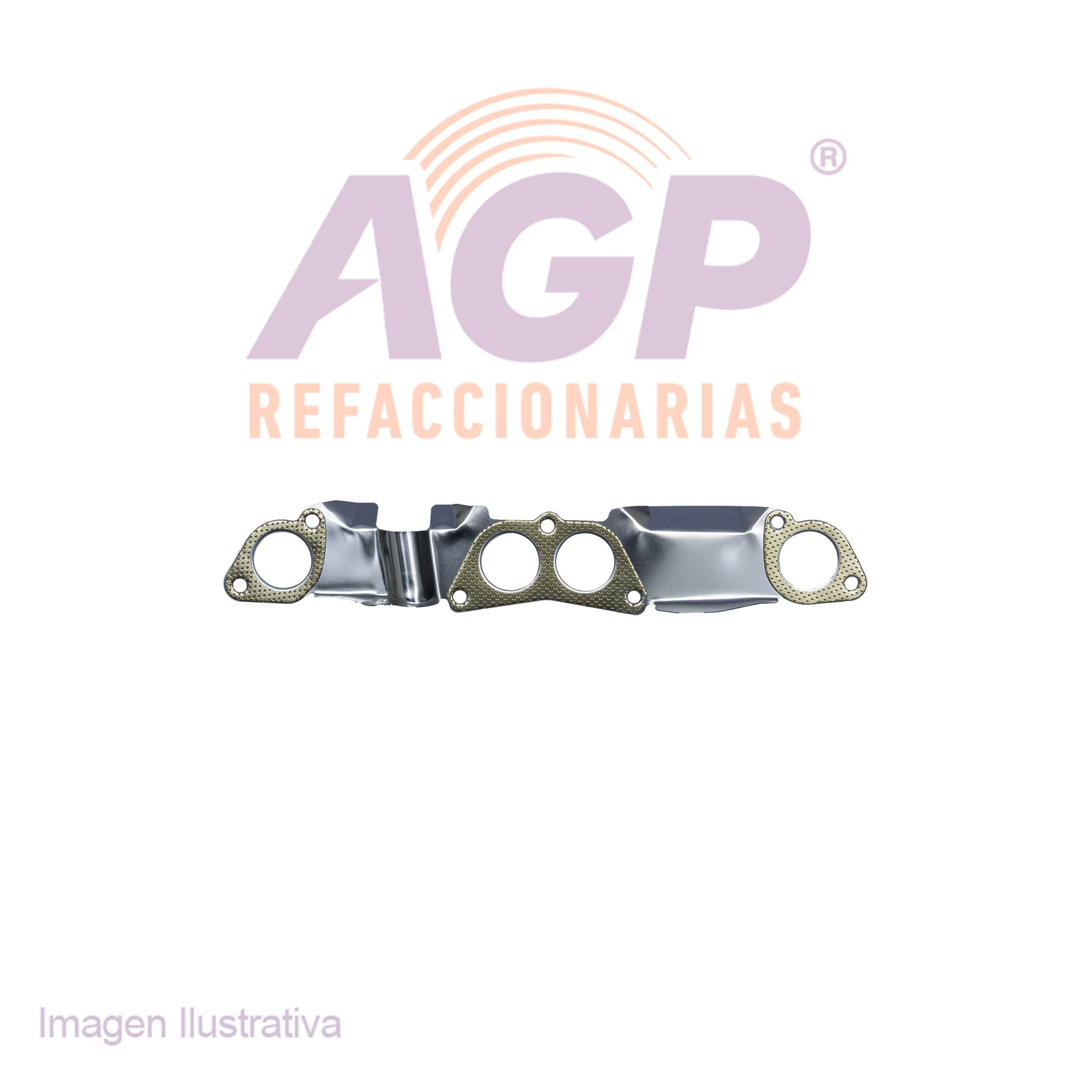 EMPAQUE  MULTIPLE ESC. ISUZU AMIGO, RODEO, TROOPER, L4 2.6L 8V SOHC (88-92) (TFV-MU441E) - REFACCIONARIAS AGP