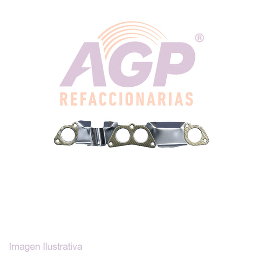 EMPAQUE  MULTIPLE ESC. ISUZU AMIGO, RODEO, TROOPER, L4 2.6L 8V SOHC (88-92) (TFV-MU441E) - REFACCIONARIAS AGP