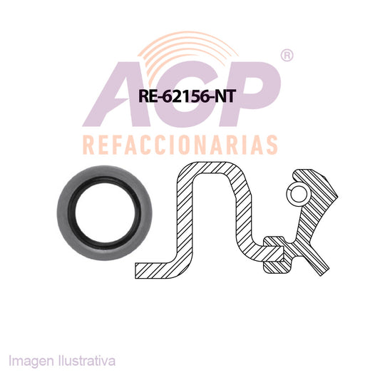 RETEN  CIGUEÑAL GM C-10, 3 VEL. STD. TRANSMISIÓN, 65-87 (TFV-RE62156NT)