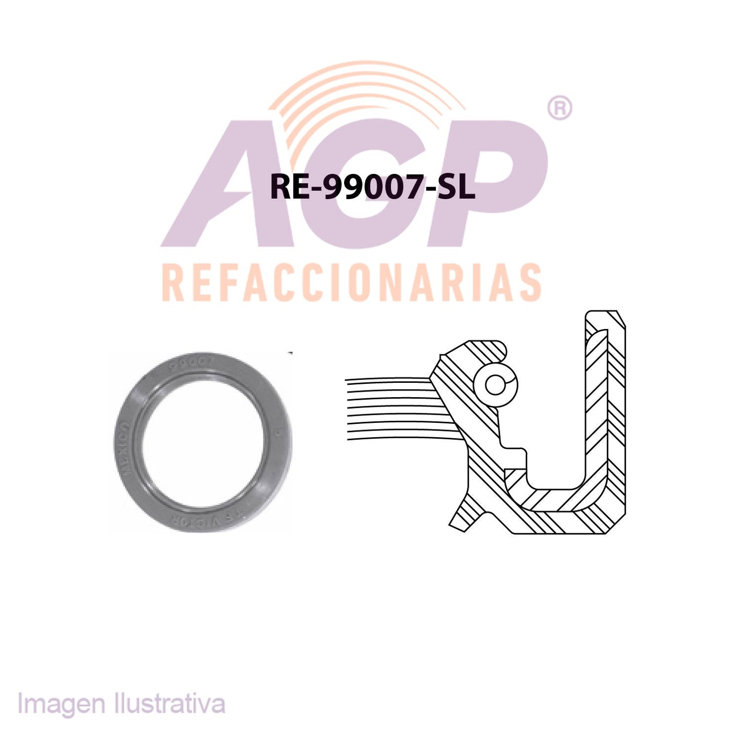 RETEN ARBOL DE LEVAS NISSAN TSURU I Y II L4 1.5 1.6 82-94 E15 E16 40X55X8MM