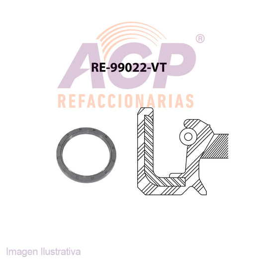 RETEN DE CIGUEAL FORD AEROSTAR V6 3.0L 86-97 - ESCORT L4 1.6L 81-85   1.9L 85-86   2.0L 97-02 - EXP L4 1.6L 82-85   L4 1.9L 86-88 - FOCUS L4 2.0L 00-04 - PROBE V6 3.0L 90-92 - RANGER V6 3.0L 91-08 -