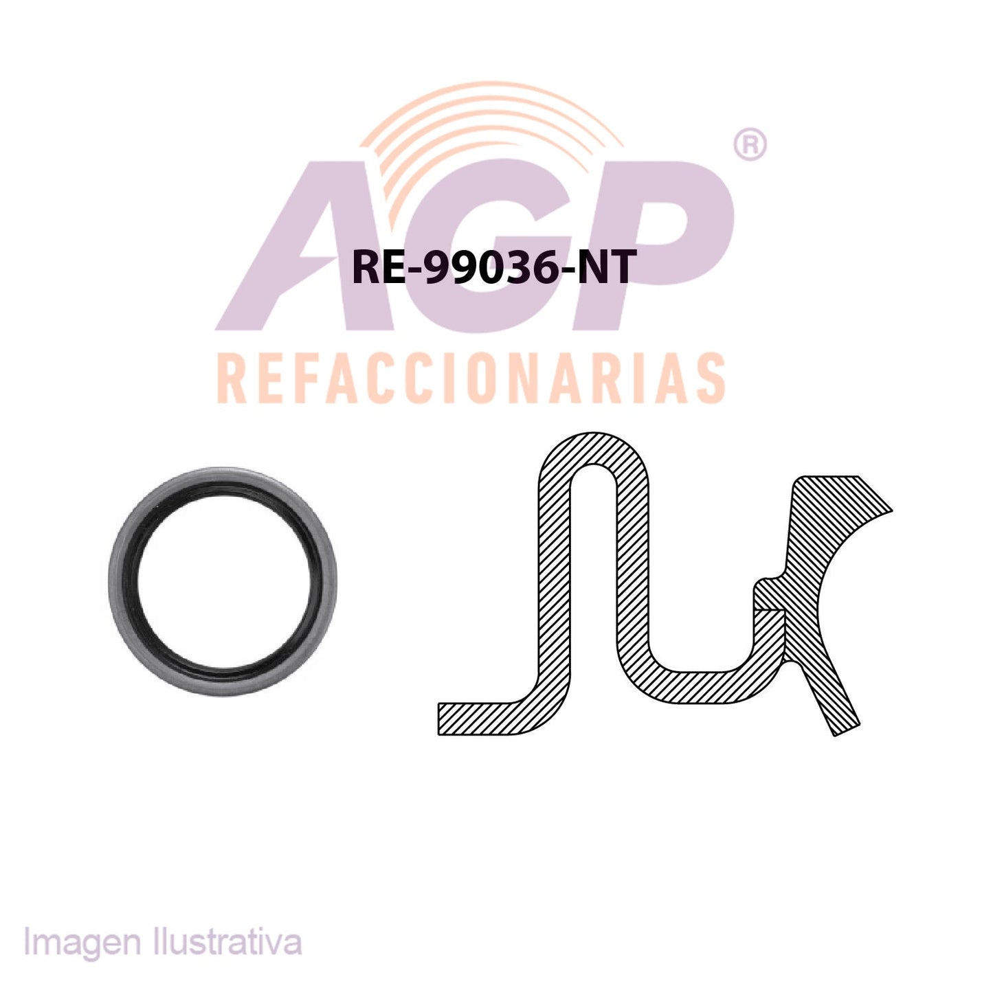 RETEN DE RUEDA DEL. FORD E-250 (81-07) - E-350 (98-00) - F-250 (86-99)  CON FRENOS HEAVY DUTY INTERIOR (80-85) - F-250 HEAVY DUTY (99-07) - F-350 (80-98) - F-350 HEA