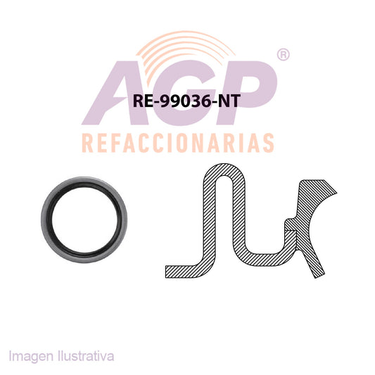 RETEN DE RUEDA DEL. FORD E-250 (81-07) - E-350 (98-00) - F-250 (86-99)  CON FRENOS HEAVY DUTY INTERIOR (80-85) - F-250 HEAVY DUTY (99-07) - F-350 (80-98) - F-350 HEA