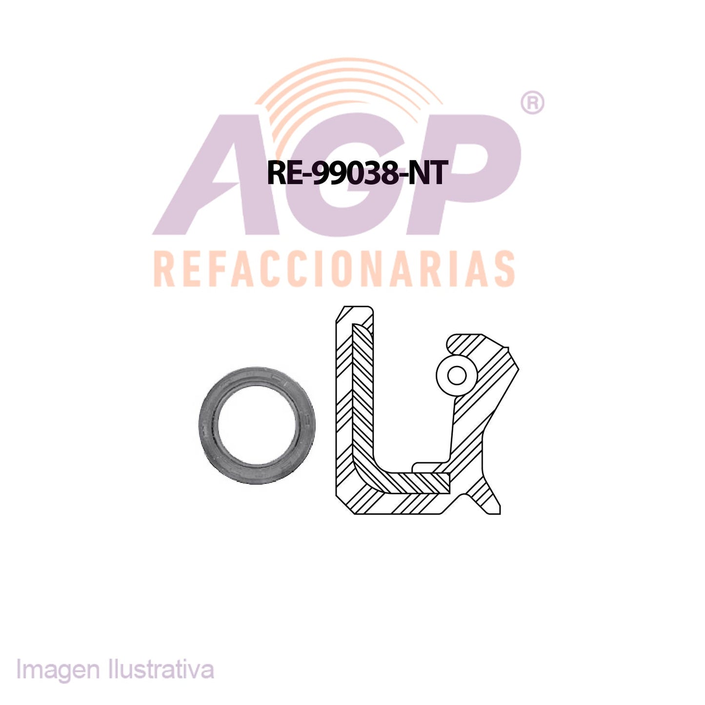 RETEN DE RUEDA FORD TOPAZ 4 CIL. RUEDA TRASERA 84-94
