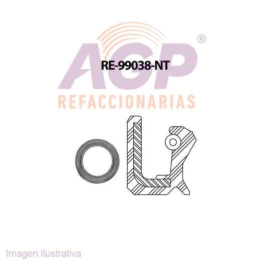 RETEN DE RUEDA FORD TOPAZ 4 CIL. RUEDA TRASERA 84-94