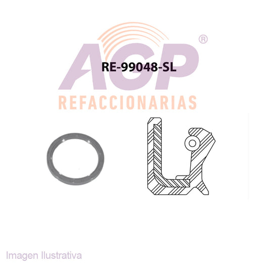RETEN DE CIGUEAL TRASERO CHEV V6 4.3 262 86-95   V8 5.0 86-95   V8 5.7 86-95 BLAZER - JIMMY - PICK-UP S10 S15 - CHEYENE - IMPALA - CAPRICE - MALIBU - PONTIAC BONNEVILLE - GRAND PRIX - BRAVADA
