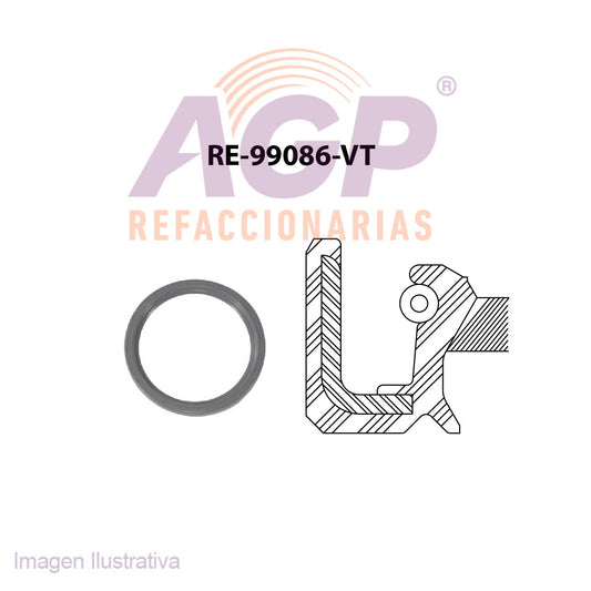 RETEN DE CIGUEAL TRASERO FORD L4 2.3  2.5 83-94 FORD TOPAZ - GHIA - TAURUS - TEMPO - SABLE