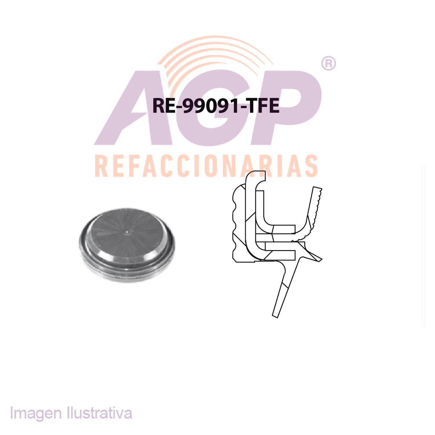 RETEN DE CIGUEAL CHEV. V6 4.3L