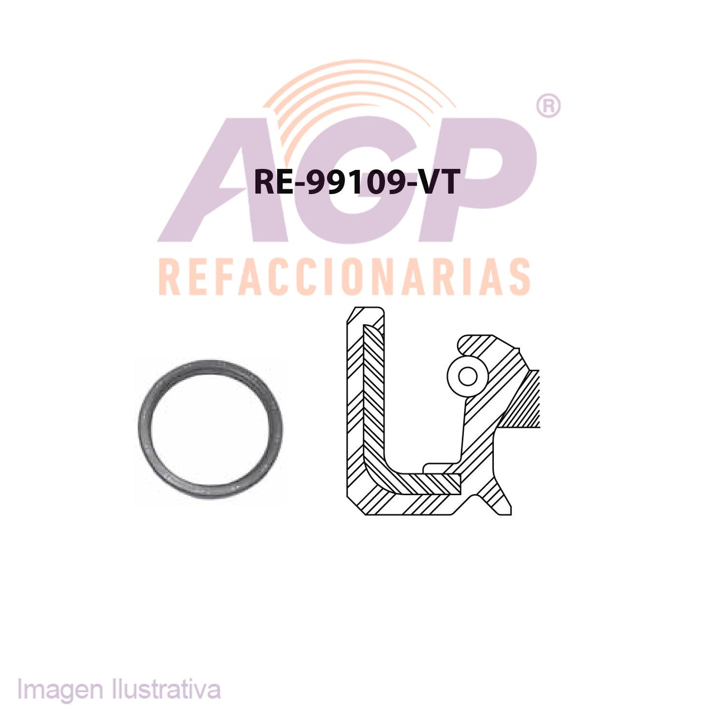 RETEN DE CIGUEAL TRAS. HYUNDAI H100 L4 2.4 03-07   2.5 08-10