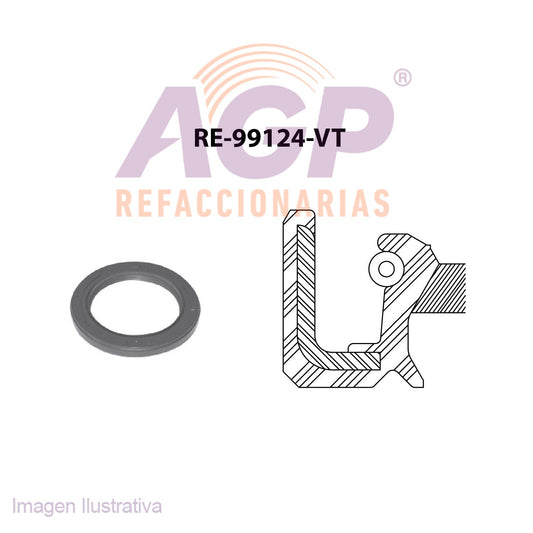 RETEN DE CIGUEAL DEL. TOYOTA 4RUNNER L4 2.7L 96-10 - PREVIA L4 2.4L 91-97 - T100 L4 2.4 94-98 - TACOMA L4 2.4L 95-10   2.7L 95-20 - HIACE 05-08 - HILUX L4 2.7 04-06.