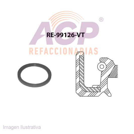 RETEN DE CIGUEAL TRAS. TOYOTA CAMRY L4 2.4L DOHC 16V 02-08   L4 2.5L 13-20 - CELICA L4 2.0L 88-93 - COROLLA L4 2.4L 09-11 - HIGHLANDER L4 2.4L 01-07   2.5L 2020  2.7L 13-19 - MATRIX L4 2.4L 09-11 -