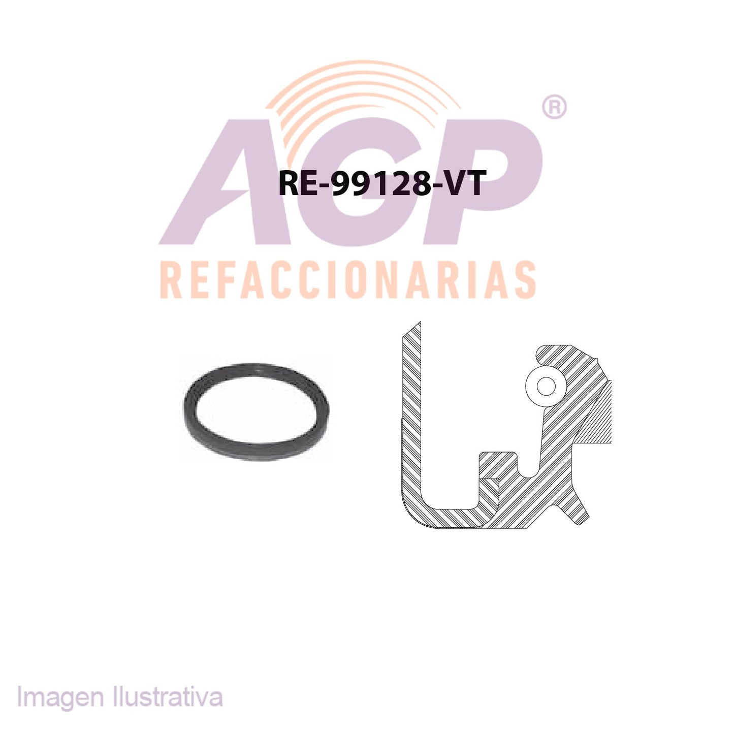 RETEN DE CIGUEAL TRAS. CHEV ASTRA L4 2.0 04-06 - VECTRA 2.2 01-10