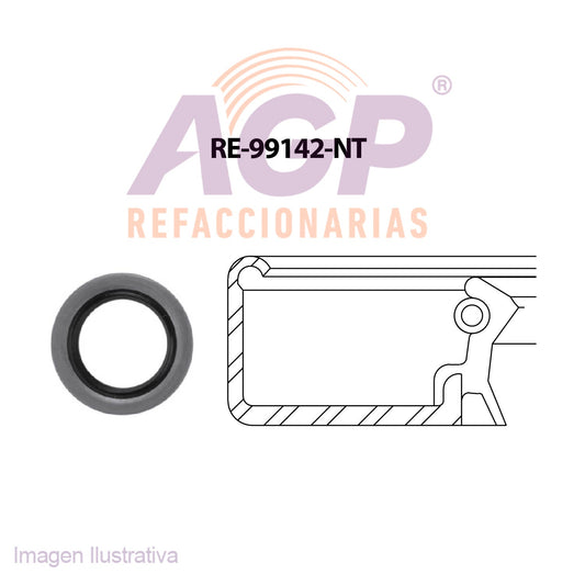RETEN RETEN SELLO DE DIRECCIÓN: GENERAL MOTORS, C50, C60, C70, SCH (TFV-RE99142NT)