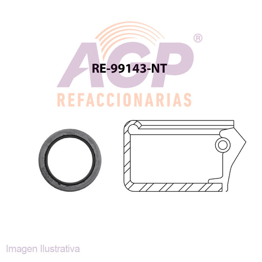 RETEN  RUEDA RETEN SELLO RUEDA DELANTERA JHON DEERE:SERIE 50, RETEN SELLO (TFV-RE99143NT)