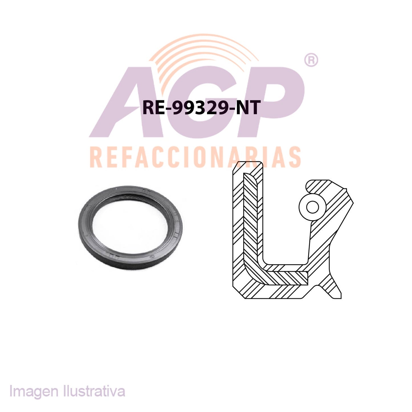 RETEN DE CIGUEAL DEL. TOYOTA PICK-UP 22R L4 2.4 85-95