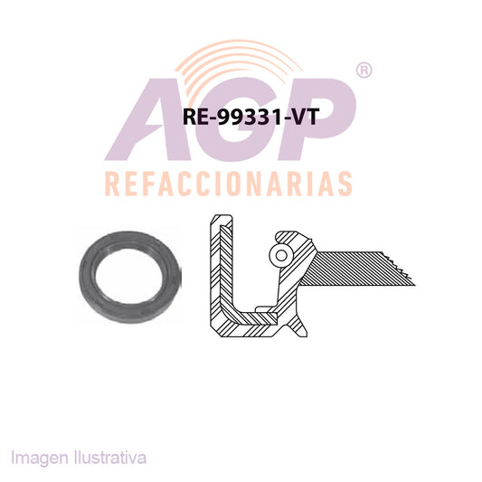 RETEN DE CIGUEAL DELANTERO CHRYSLER ATOS L4 1.0   1.1 00-11