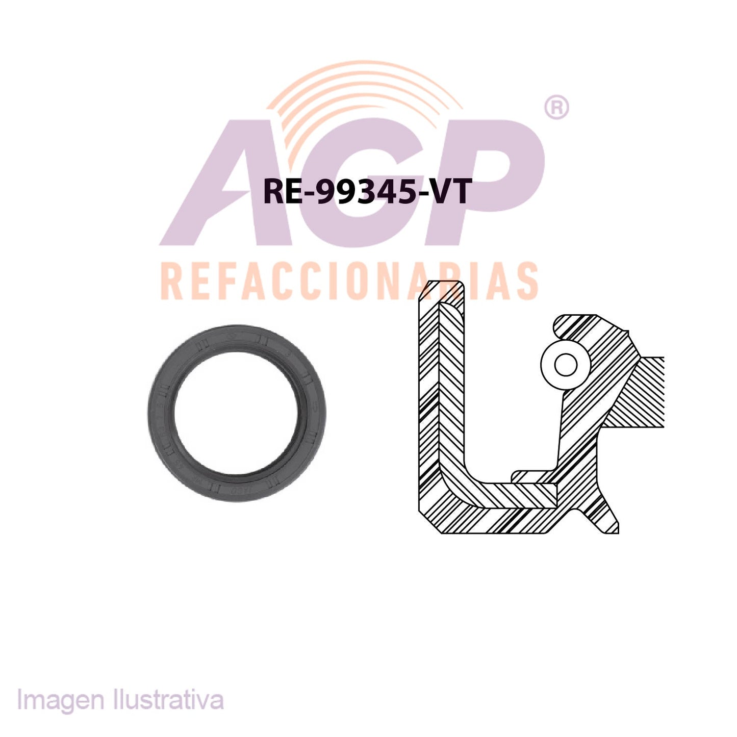 RETEN DE CIGUEAL DELANTERO SUSUKI AERIO L4 2.3 16V 06-09
