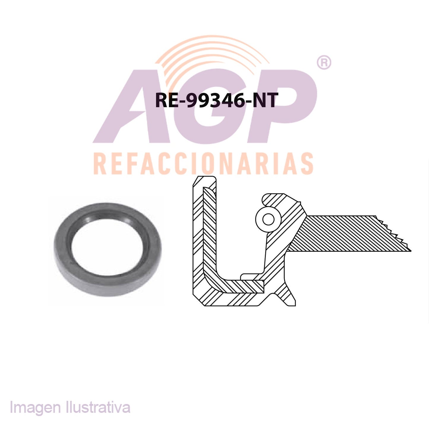 RETEN DE CIGUEAL DEL. CHEV VORTEC PICK-UP V8 350 5.7 96-01
