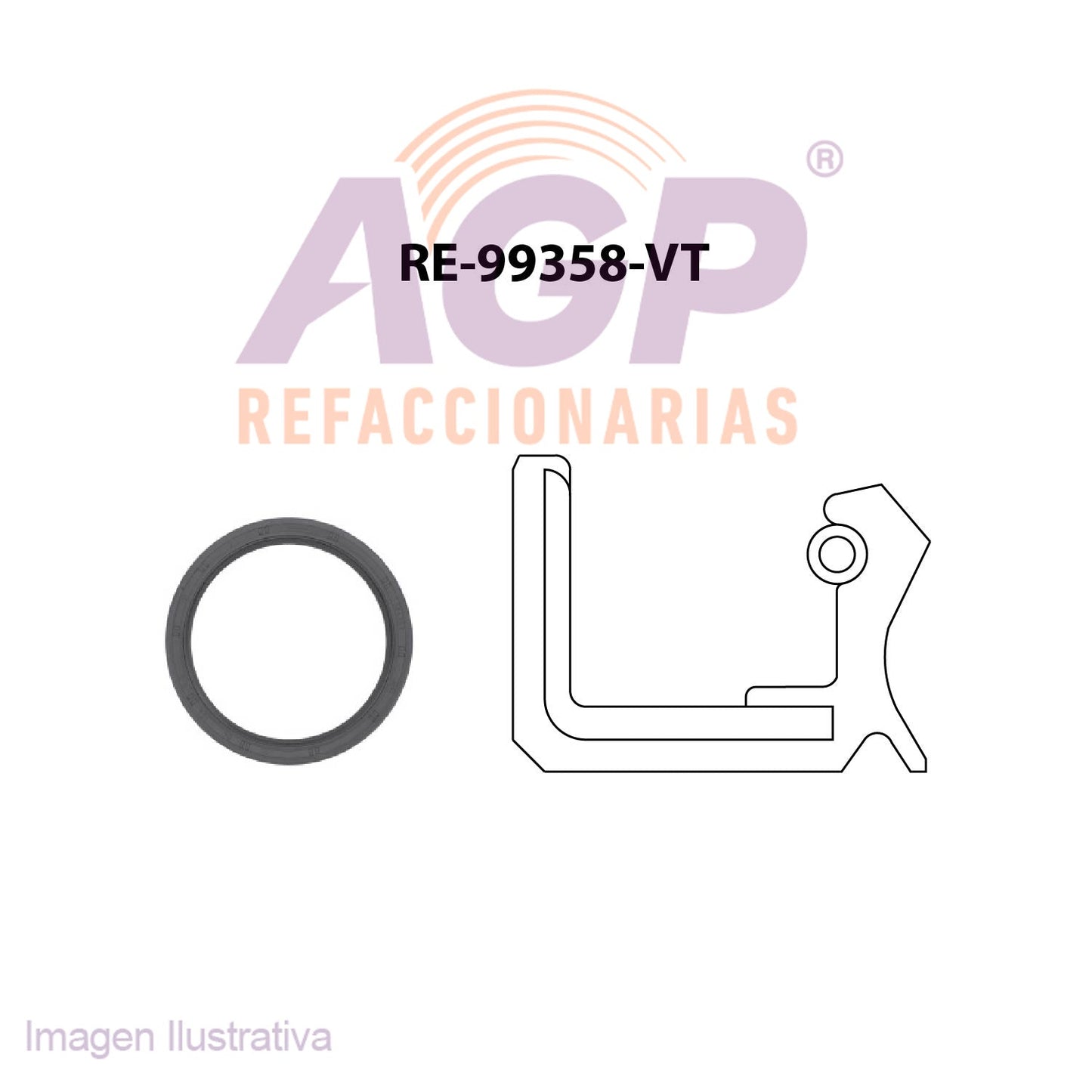 RETEN DE CIGUEAL TRASERO NISSAN L4 1.8 SENTRA   ALMERA 02-06