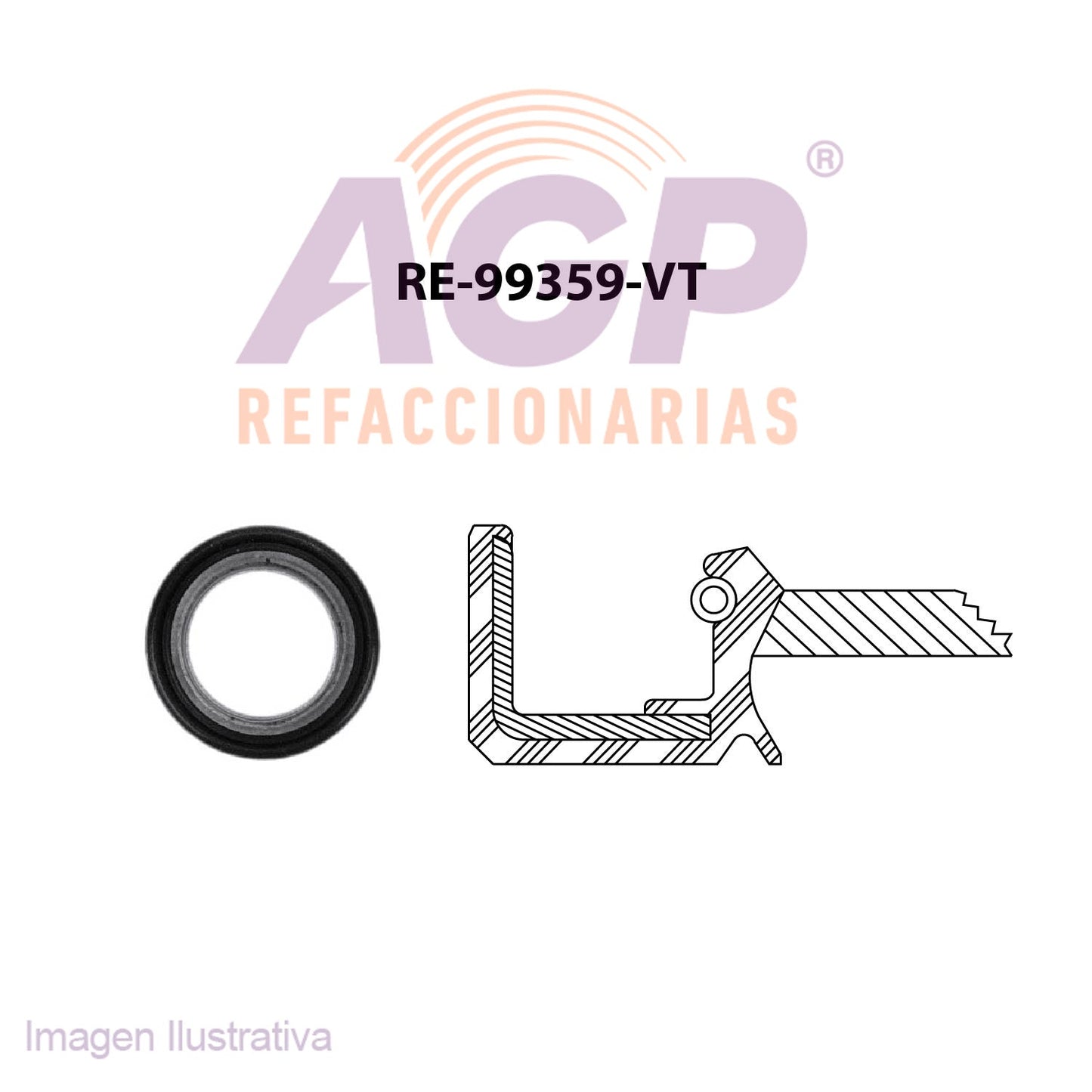 RETEN DE CIGUEAL DELANTERO NISSAN L4 1.8 SENTRA   ALMERA 02-06 - RENAULT SCALA L4 1.6 DOHC 16V 10-13.
