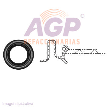 RETEN  CIGUEÑAL FORD MYSTIQUE 96-00 4CIL 2.0 LTS (TFV-RE99371NT)