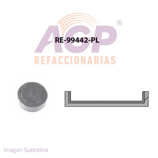 TAPON ARBOL DE LEVAS ADM. NISSAN L4 1.6 K4M PLATINA 02-07 - APRIO 07-08 - RENAULT   NISSAN L4 1.6L 1598CC DOHC 16V K4M 01-10 PLATINA 02-10
