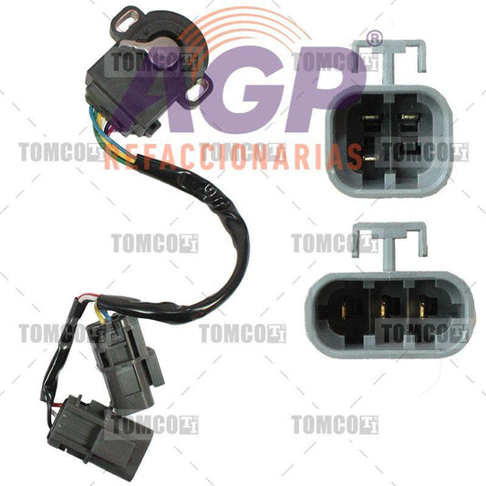 SENSOR DE POSICION DEL ACELERADOR / SENSOR TPS NISSAN TSURU III GSR 2000 2.0 LTS.  4 CIL. (DOHC) 16 VAL (MPFI)  1994-1996